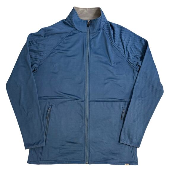 5.11 Tactical Men’s Stratos 1/4 Zip Waffle Midlayer Fleece Long Sleeve Blue Sz M - Picture 1 of 11